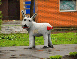 Playground Dog Turning Evil  GIF