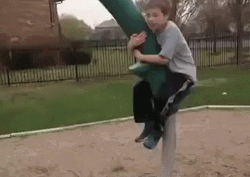 Playground Funny Boy Shake GIF