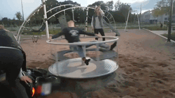 Playground Motorcycle Spin GIF