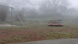 Playground Spooky Roundabout Spinning  GIF