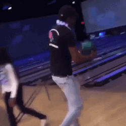 Playing Bowling Drunk Stumbling GIF