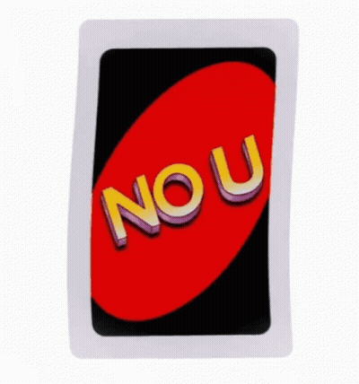 Playing Card With No U GIF