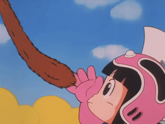 Playing Chi Chi Baby Goku GIF