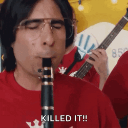 Playing Clarinet Jamming GIF