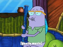 Playing Flute Fish Meme GIF
