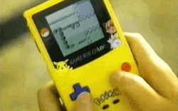 Playing Game Boy