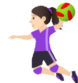 Playing Handball Joypixels Sticker GIF