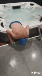 Playing In Hot Tub GIF