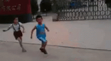 Playing Kids Chase Epic Fail GIF
