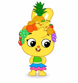 Playkids Dancing Fruity Girl GIF