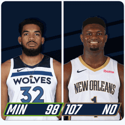 Playoffs Wolves And New Orleans GIF