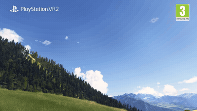 PlayStation VR2 Ad Mountain Landscape