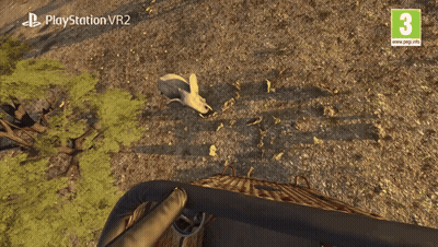 PlayStation VR2 Game Played On Ground GIF
