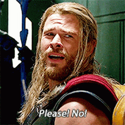 Please No Chris Hemsworth GIF