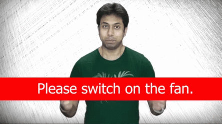 Please Switch On The Fan GIF