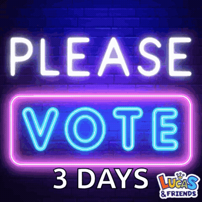Please Vote Neon Sign GIF