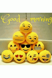 Plenty Of Good Morning Emoji GIF