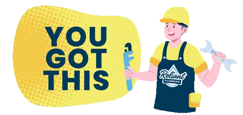 Plumber Holding Wrench You Got This Sticker