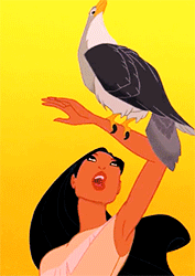 Pocahontas And A Flying Eagle