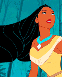 Pocahontas Hair Blown By The Wind
