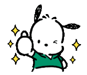 Pochacco Thumbs Up Sticker GIF