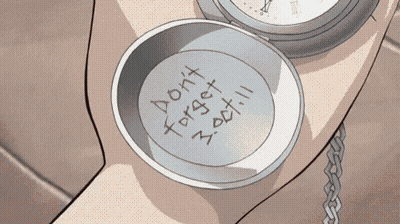 Pocket Watch Saying Don't Forget