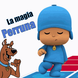 Pocoyo And Scooby Doo La Magia Perruna  GIF