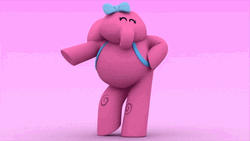 Pocoyo Elly Cute Dance  GIF