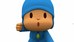 Pocoyo Weird Running Away  GIF