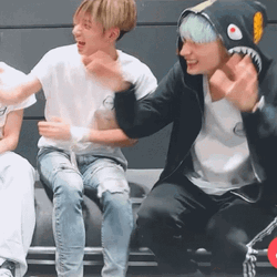 Point And Laugh Excited Fan GIF
