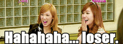 Point And Laugh Korean Taeyeon Loser GIF