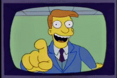 Point And Laugh Tv Respects Me The Simpsons GIF