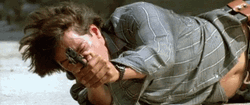 Point Break Keanu Reeves Gun GIF