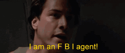 Point Break Keanu Reeves I Am FBI Agent GIF