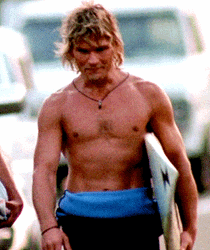 Point Break Patrick Swayze Surfboard GIF