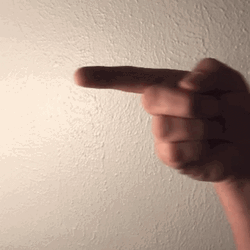 Pointing Finger Here GIF