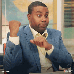 Pointing Kenan Williams GIF