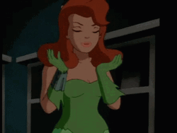 Poison Ivy Bouncy Hair GIF