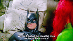 Poison Ivy Talking With Batman GIF