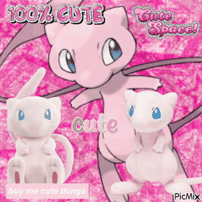 Pokémon 100% Cute Space GIF