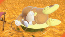 Pokemon Alolan Raichu Sleeping Peacefully GIF