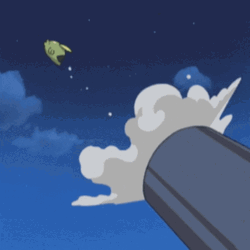Pokemon Cannonball Scene GIF