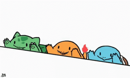 Pokemon Characters Line Up Meme GIF