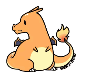 Pokemon Charizard Sticker