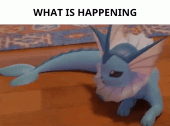 Pokemon Confused Vaporeon Meme GIF