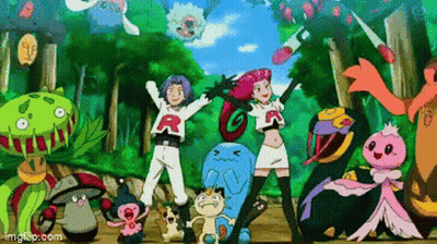 Pokemon Dancing In Forest GIF