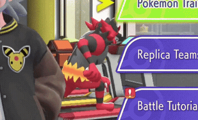 Pokemon Displayed In Video Game Screenshot GIF