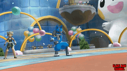 Pokemon Evolution Battle GIF