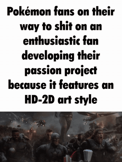 Pokemon Fans On Their Way To Shit On Enthusiastic Fan Developing Passion Project GIF