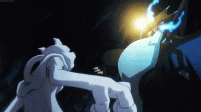 Pokemon Fighting Another Pokemon In Dark Room GIF